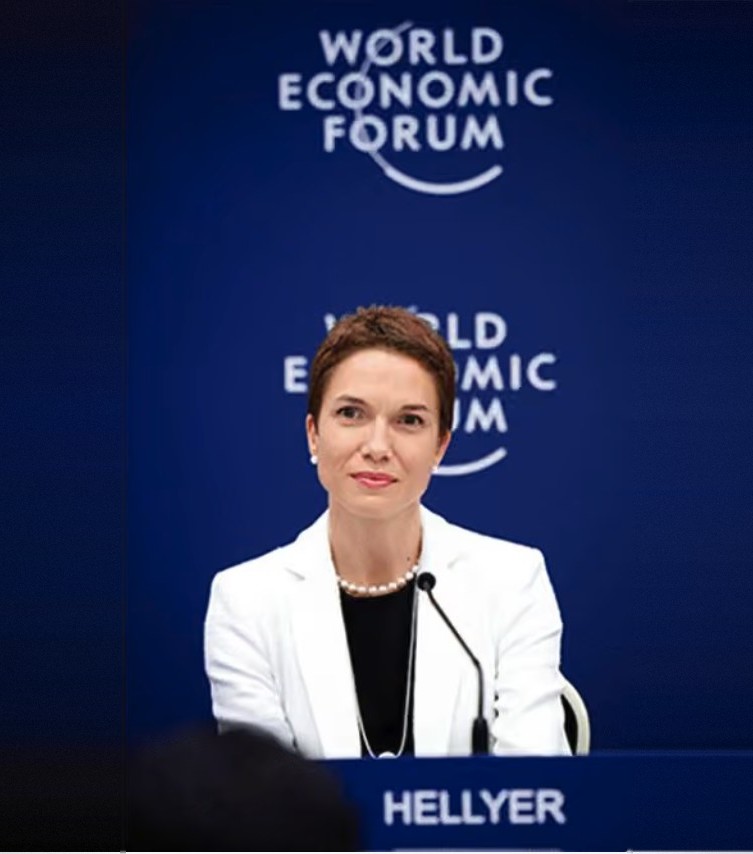 Sorcha Hellyer at the World Economic Forum